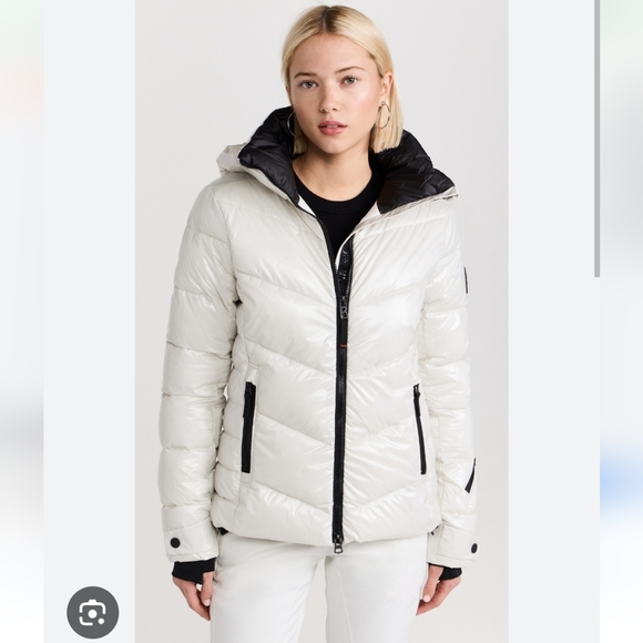 Bogner Fire and Ice Saelly Quilted Ski Jacket Off White - Picture 10 of 13